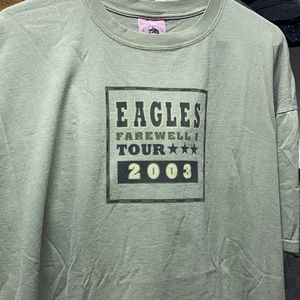 Eagles Band Vintage concert t-Shirts Bundle of 2 Farewell tours